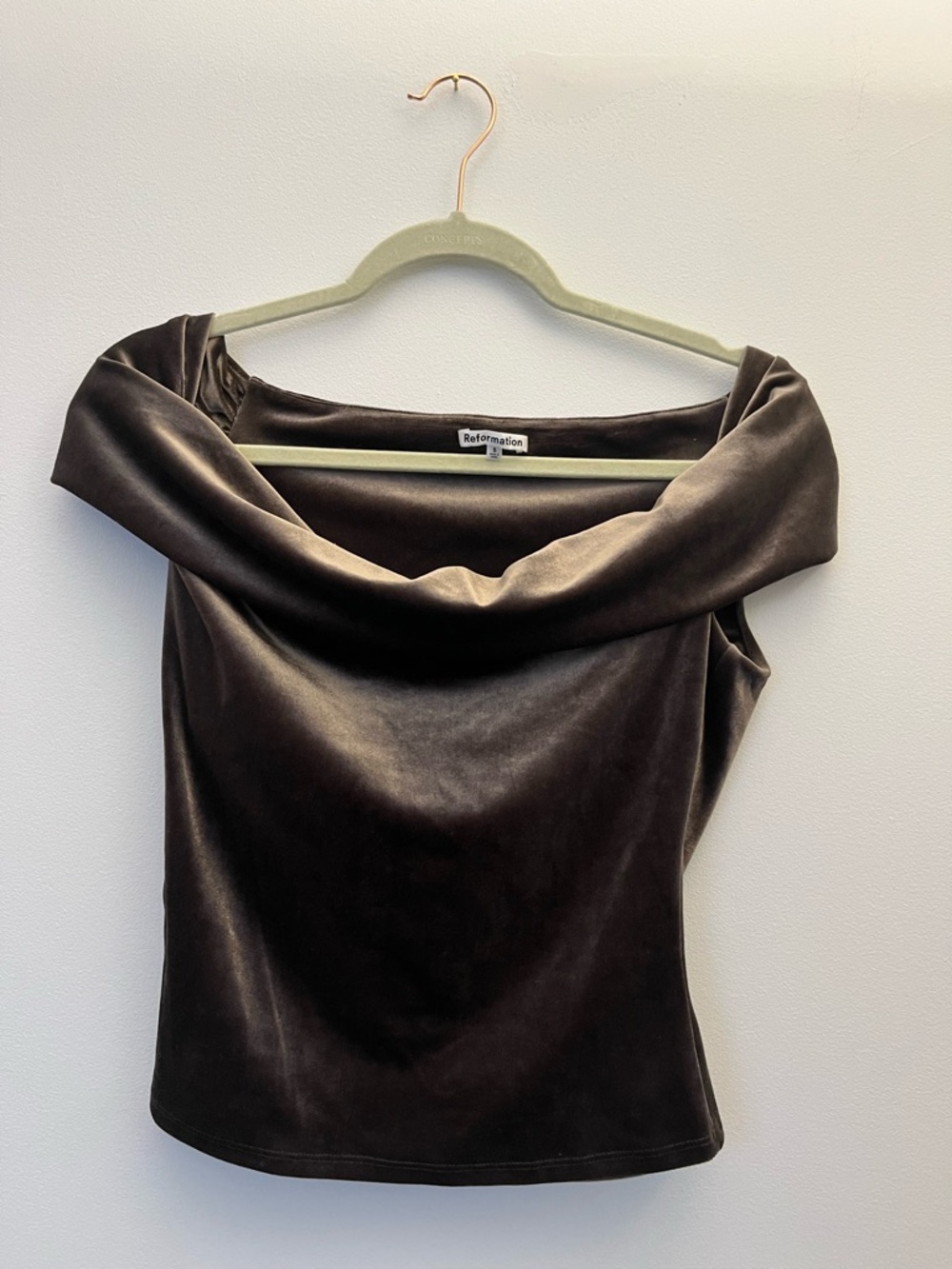 Reformation cello knit top